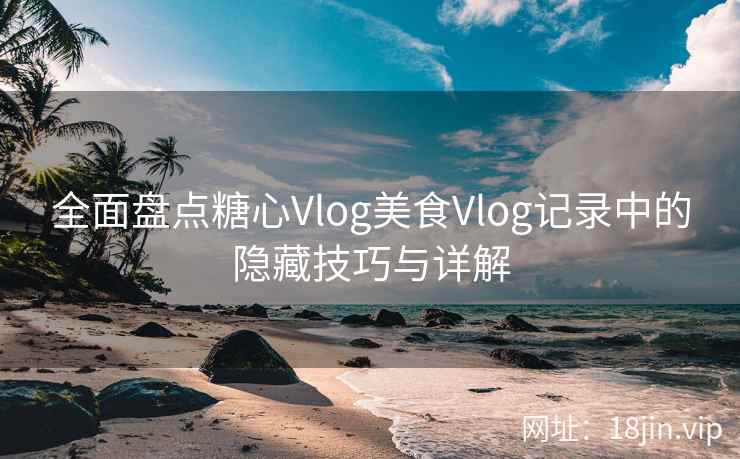 全面盘点糖心Vlog美食Vlog记录中的隐藏技巧与详解