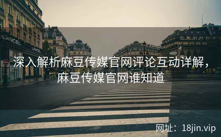 深入解析麻豆传媒官网评论互动详解，麻豆传媒官网谁知道