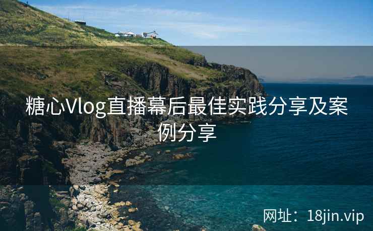 糖心Vlog直播幕后最佳实践分享及案例分享