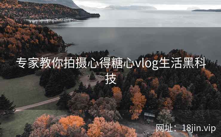 专家教你拍摄心得糖心vlog生活黑科技